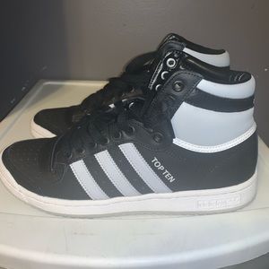 Adidas top ten multi color mix mid rise